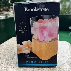Brookstone ZENMELODY HIMALAYAN SALT LAMP SPEAKER